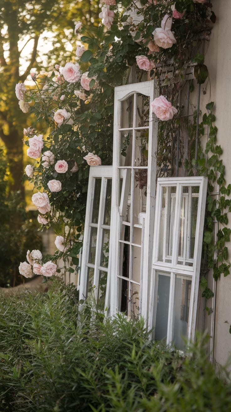 creative garden window decorations