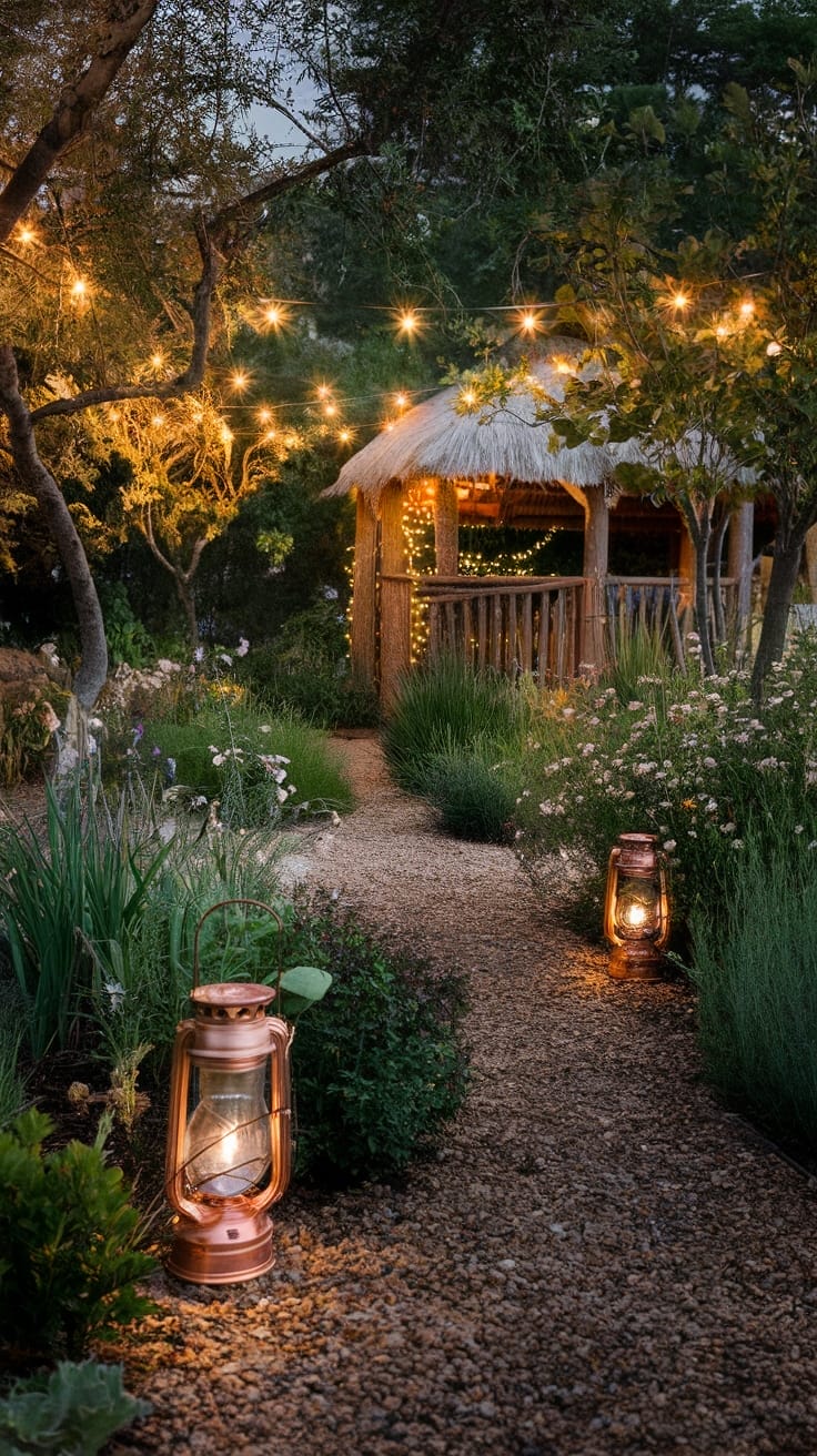 outdoor garden lighting ideas