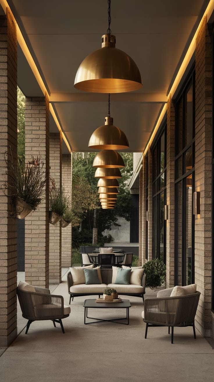 stylish illumination for patios