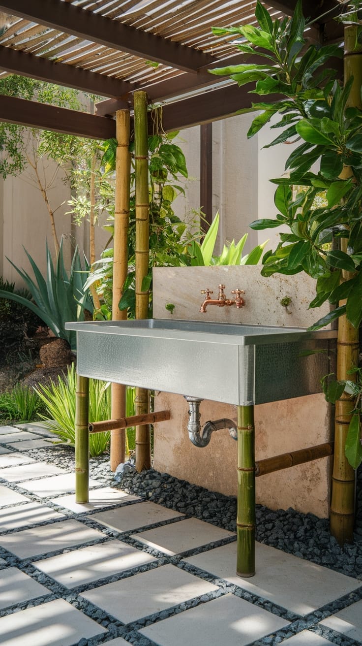 sustainable sink material combination