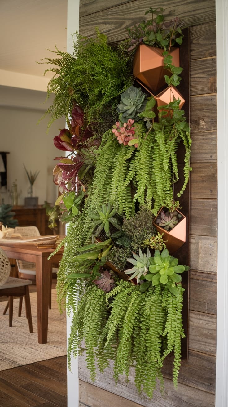 vertical gardening wall design