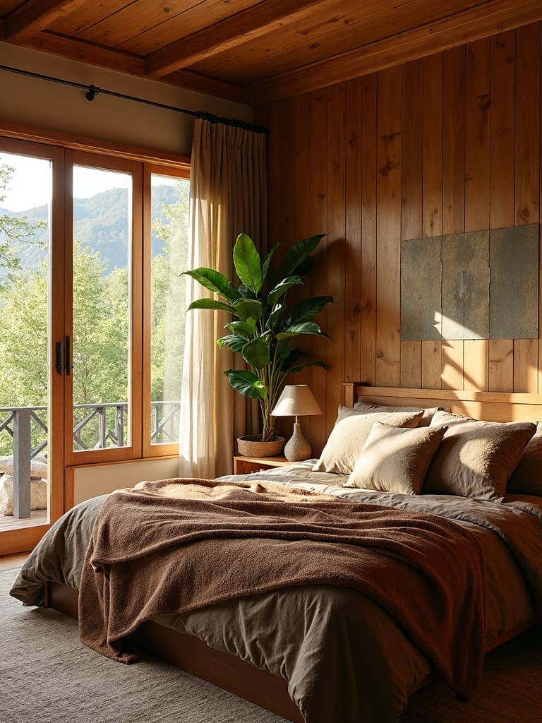 earthy tones and textures