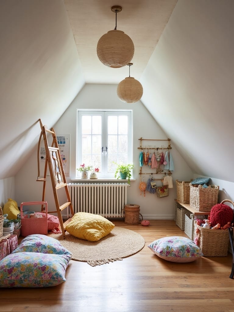 artistic space with sunlight