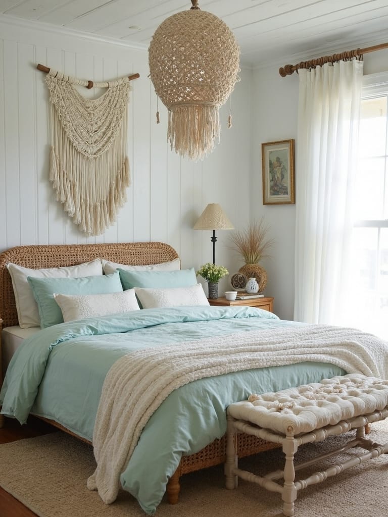 bohemian coastal sleep sanctuary