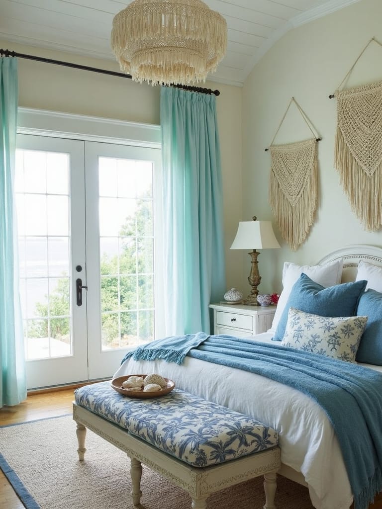 coastal bohemian ocean inspired color palette