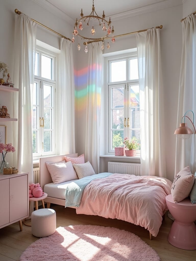 colorful geometric design accents