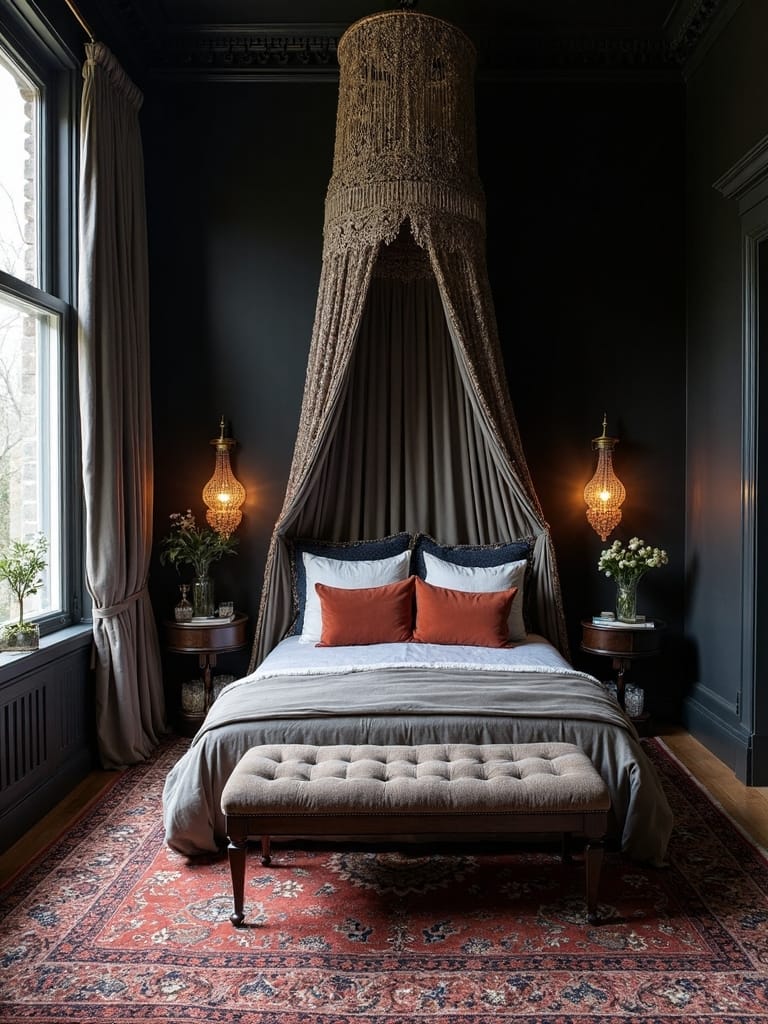 enveloping ambiance of mystery and glamour