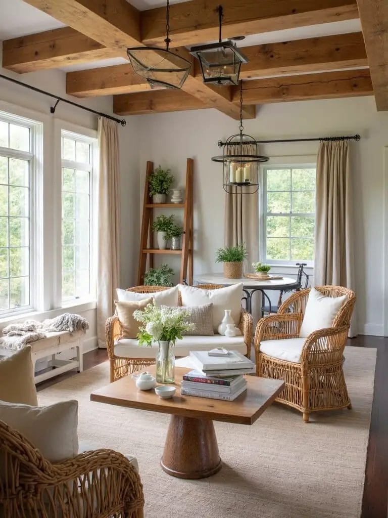 natural timber aesthetics emphasized