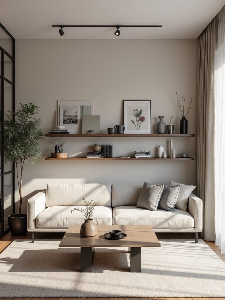 opt for sleek furnishings