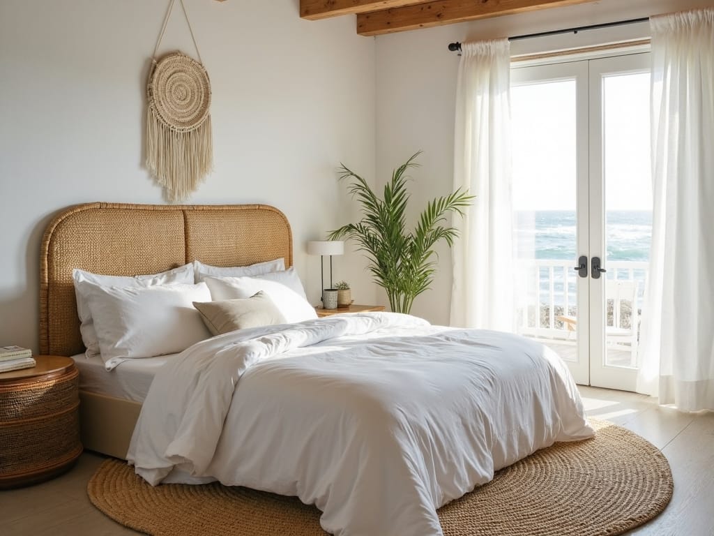 refined coastal boho minimalist design