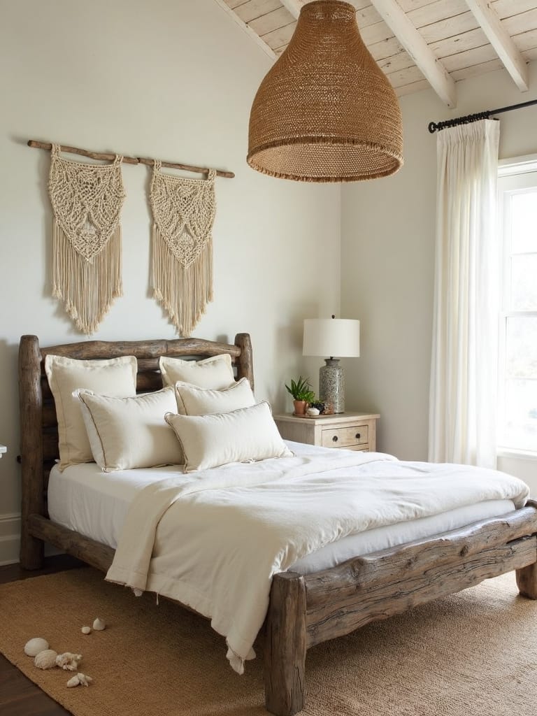 rustic coastal bedroom retreat