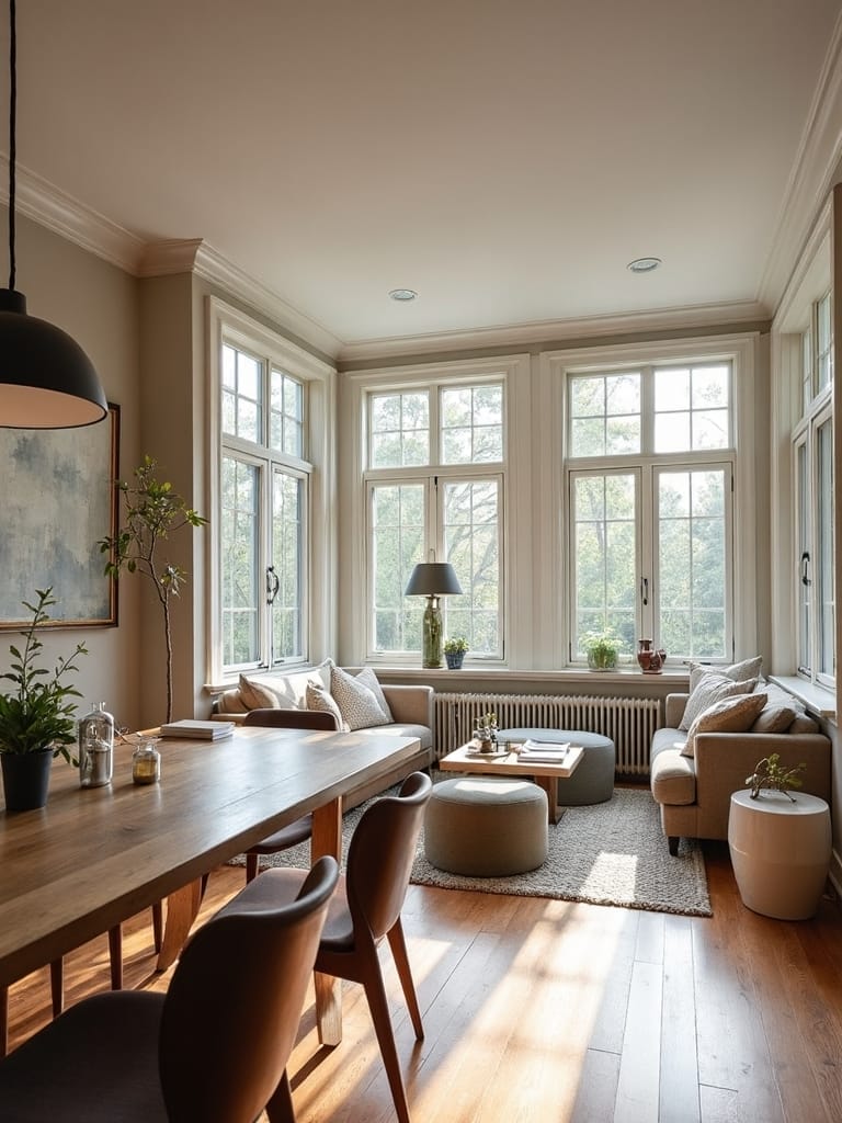 table by the window