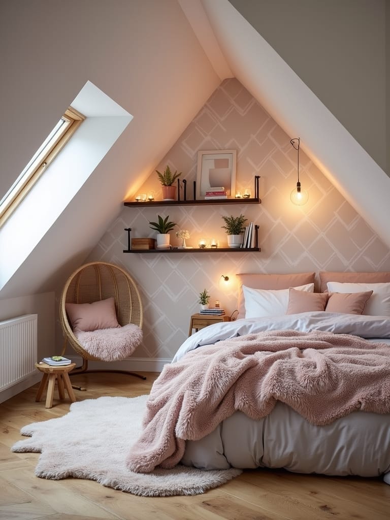trendy attic bedroom designs