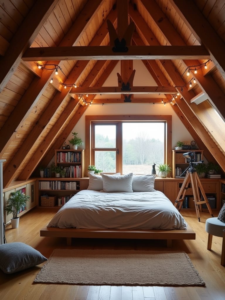 unique attic bedroom ideas