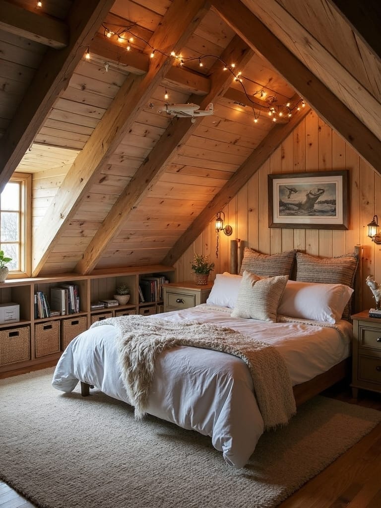 utilizing sloped ceiling areas