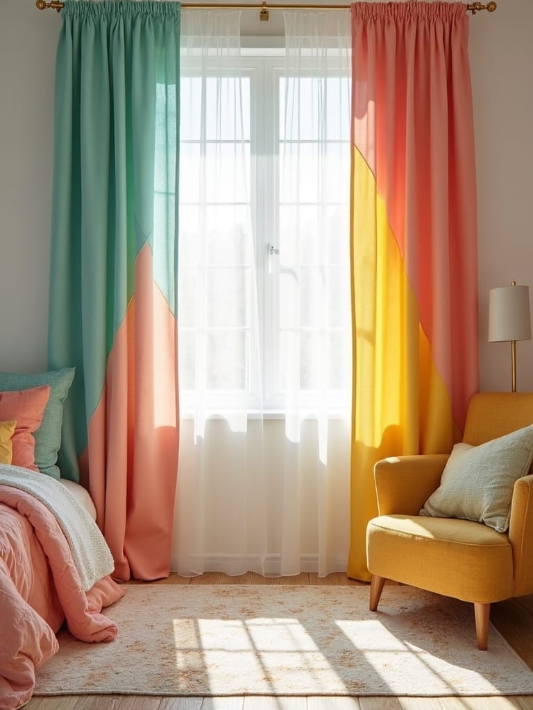 vibrant color block designs