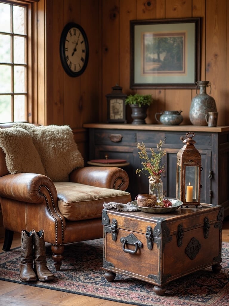 vintage rustic decor accents