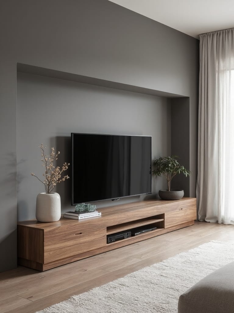 wall mounted floating console