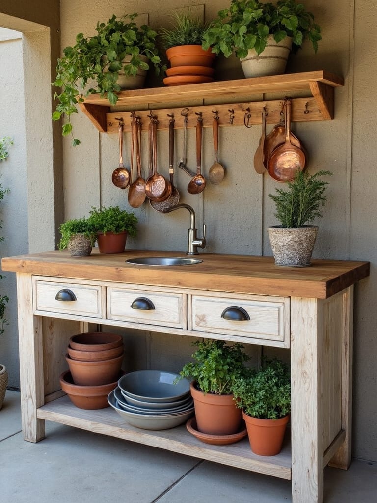 affordable outdoor kitchen prep station