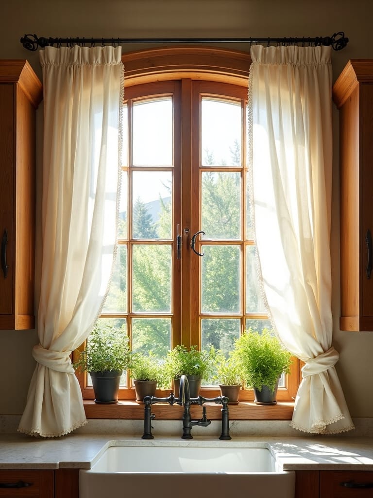 airy kitchen outdoor connection enhancement