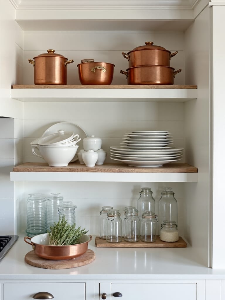 amplify cabinet storage with shelf risers