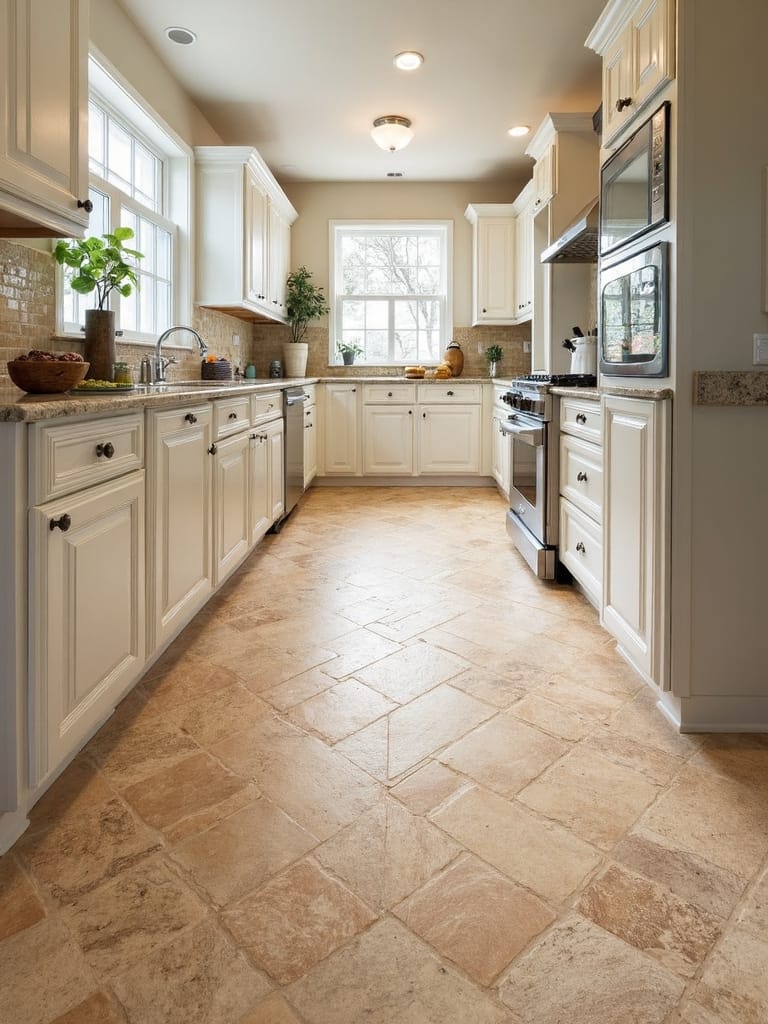 aristocratic elegance in kitchen floors