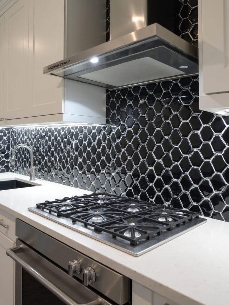 bold geometric kitchen designs