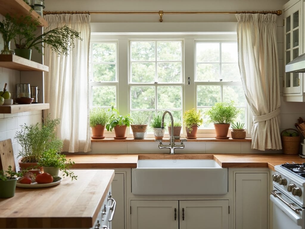 bright airy cottage kitchen makeover