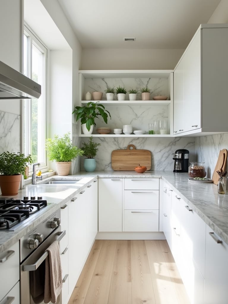 bright spacious minimalist kitchen inspiration