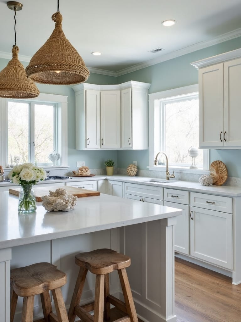coastal minimalist design accents