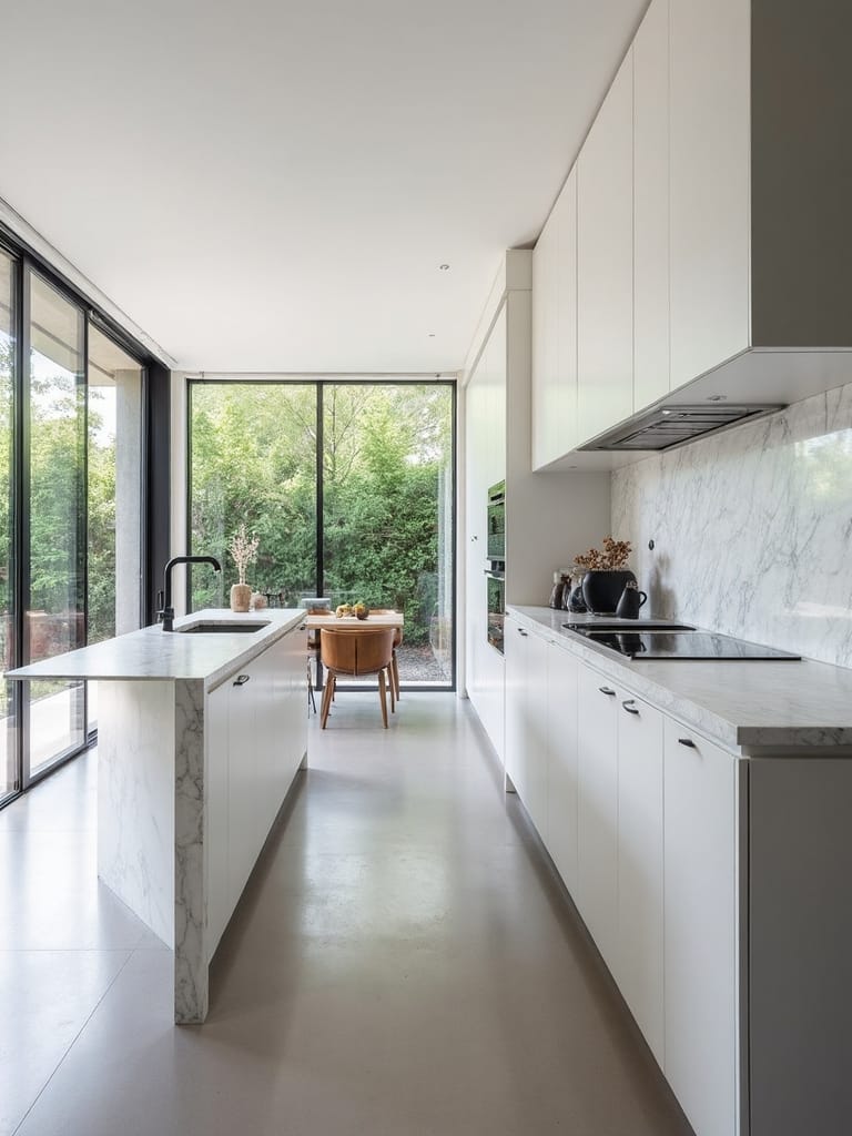 cohesive open kitchen design