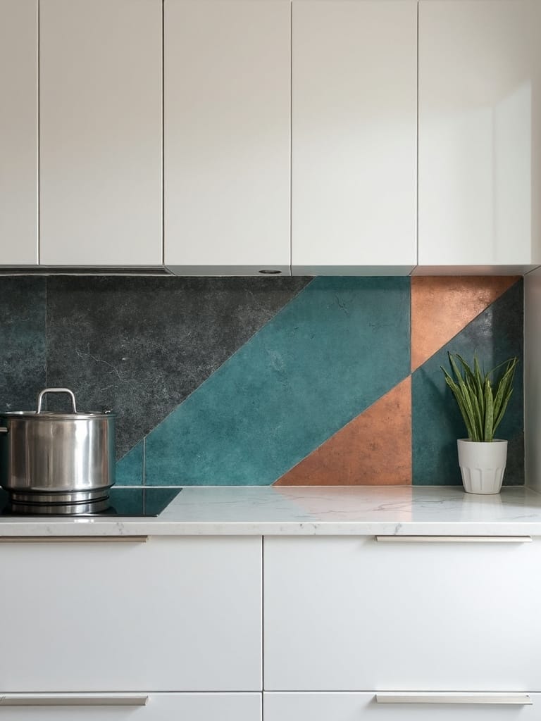 contemporary bold color blocks