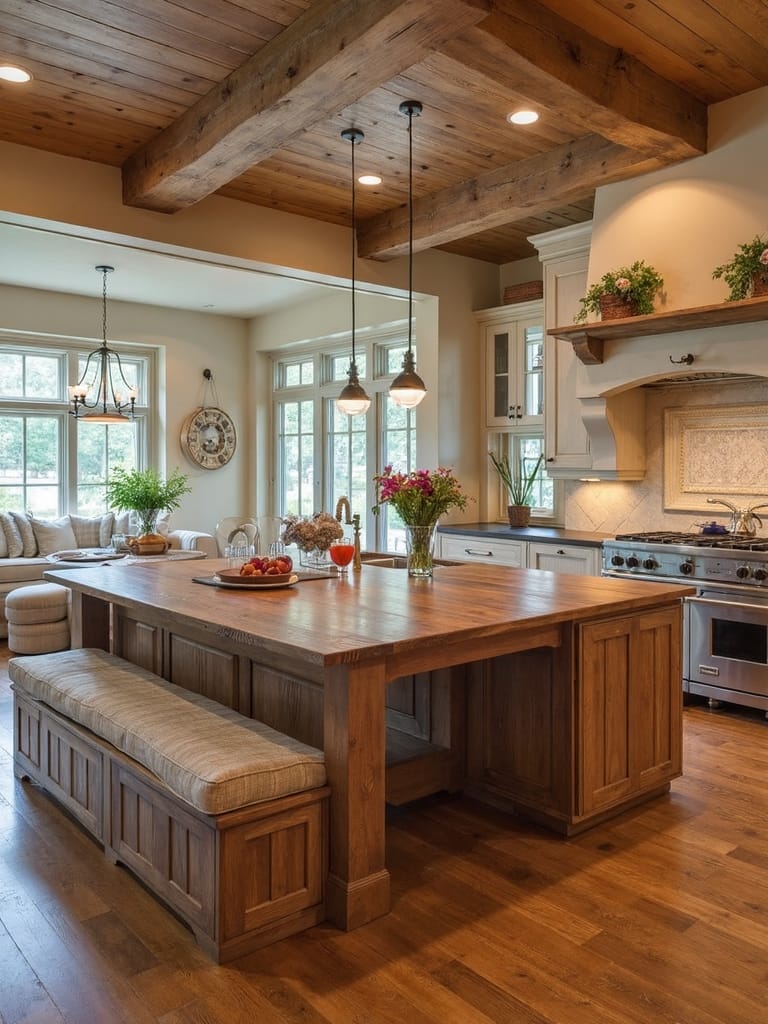cozy intimate space efficient farmhouse breakfast nook