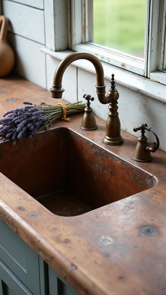 cozy rustic kitchen sink ideas