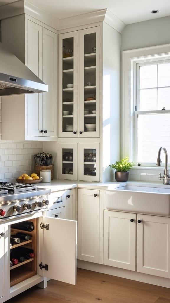 custom cabinetry enhances functionality