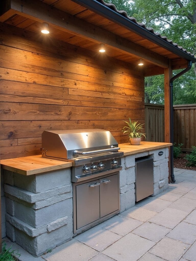 customizable weather resistant outdoor grilling station