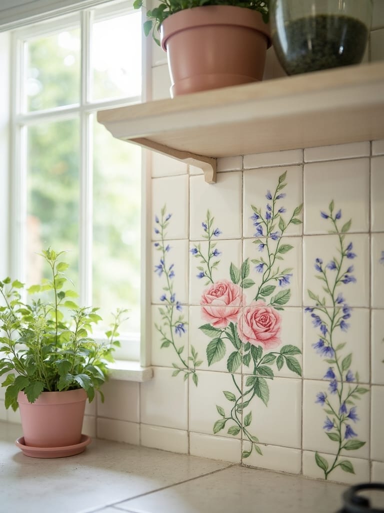 delicate winding cottage garden charm