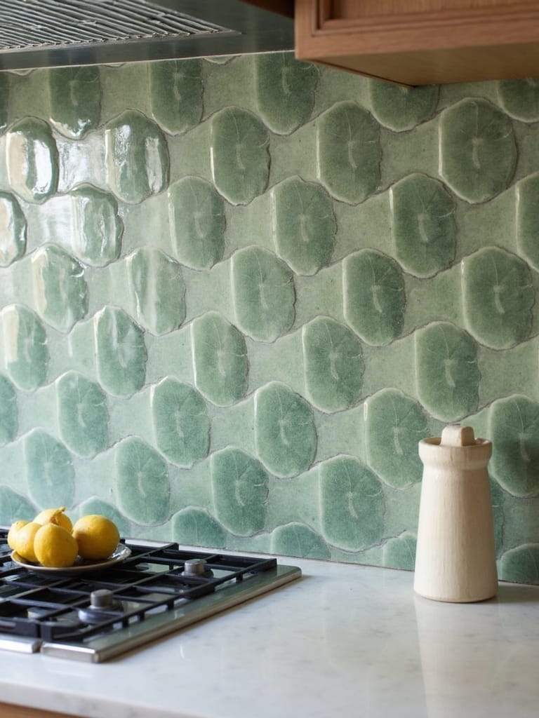distinctive handcrafted artisanal ceramic tiles