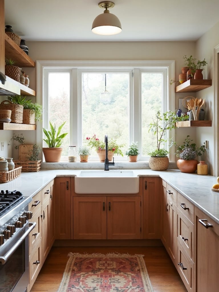 eclectic boho countertop combinations