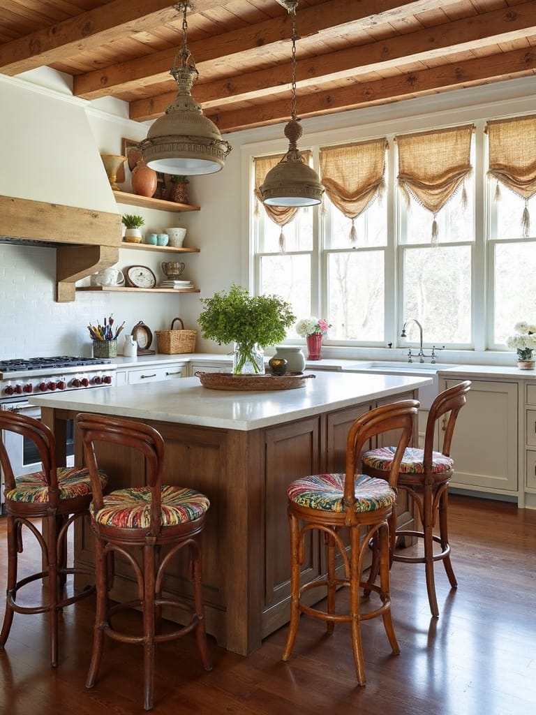 eclectic cozy warm rustic