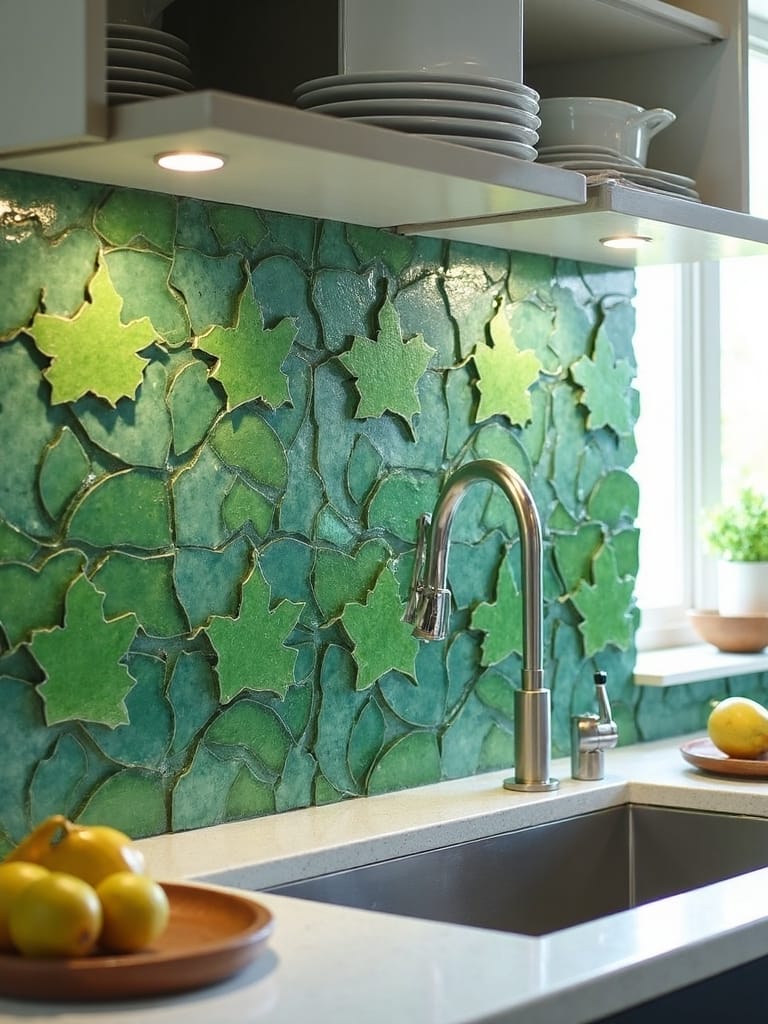 enchanting botanical ballet mosaic tiles