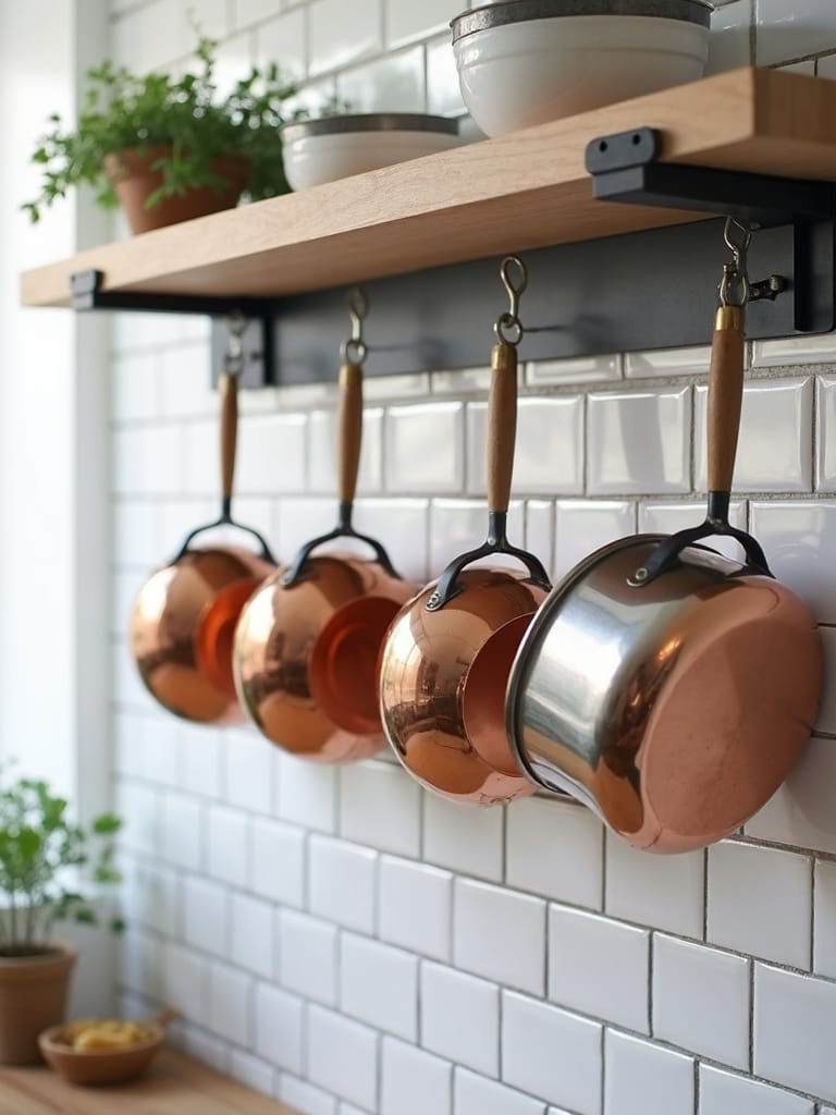functional kitchen storage display