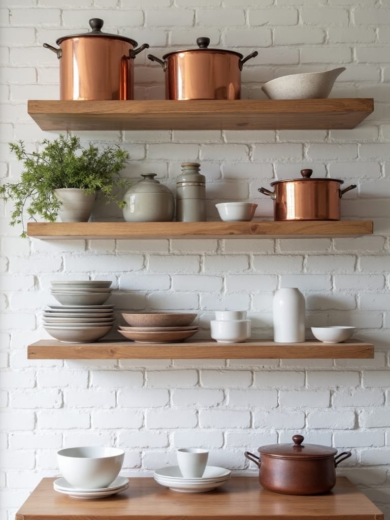 harmonious vintage modern kitchen display