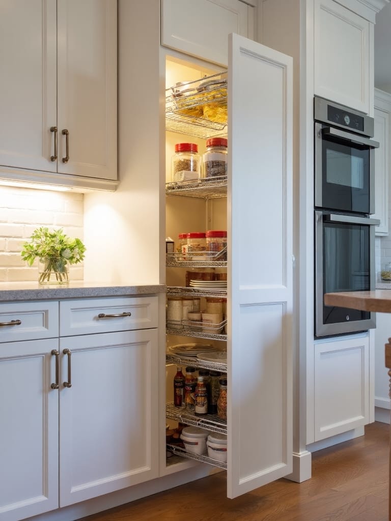 innovative pull out pantry storage solutions