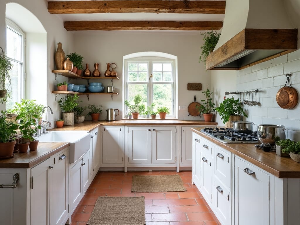 inviting mediterranean accented white spaces