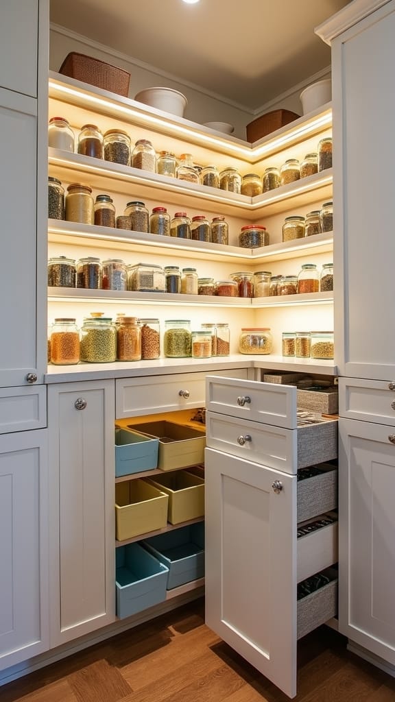 kitchen storage maximized