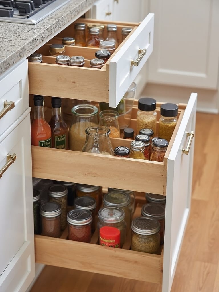 maximizes vertical storage space efficiently