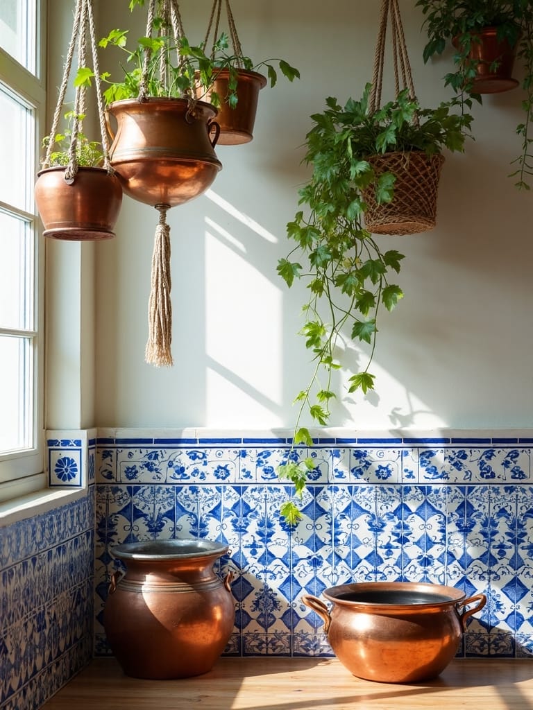 moroccan tiles create vibrant statement walls