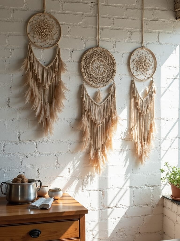 mystical kitchen sanctuary decor dreamcatchers crystals