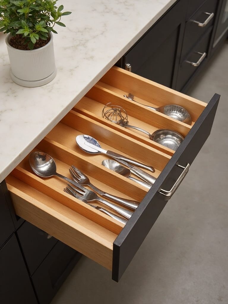organize kitchen drawer chaos